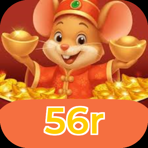 Interface do aplicativo 56r mostrando jogos disponíveis no iOS e Android